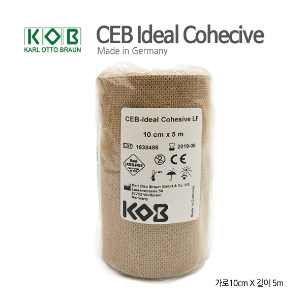 [1롤] CEB IDEAL COHESIVE 압박용밴드 의료기기 10cm*5m(가로*세로)